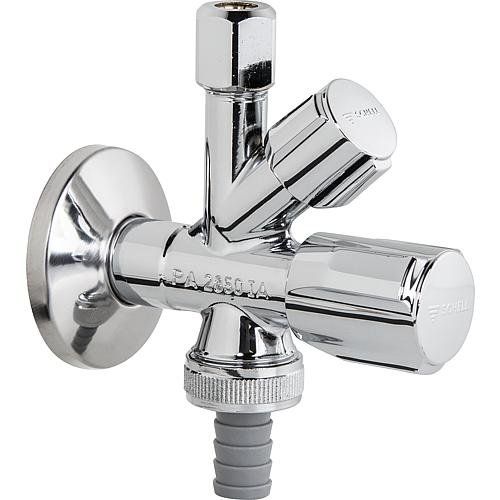 Armaturen: Vanne équerre SCHELL raccord 1/2" male, chromé – Neu und originalverpackt aus Colombier NE von alf_design