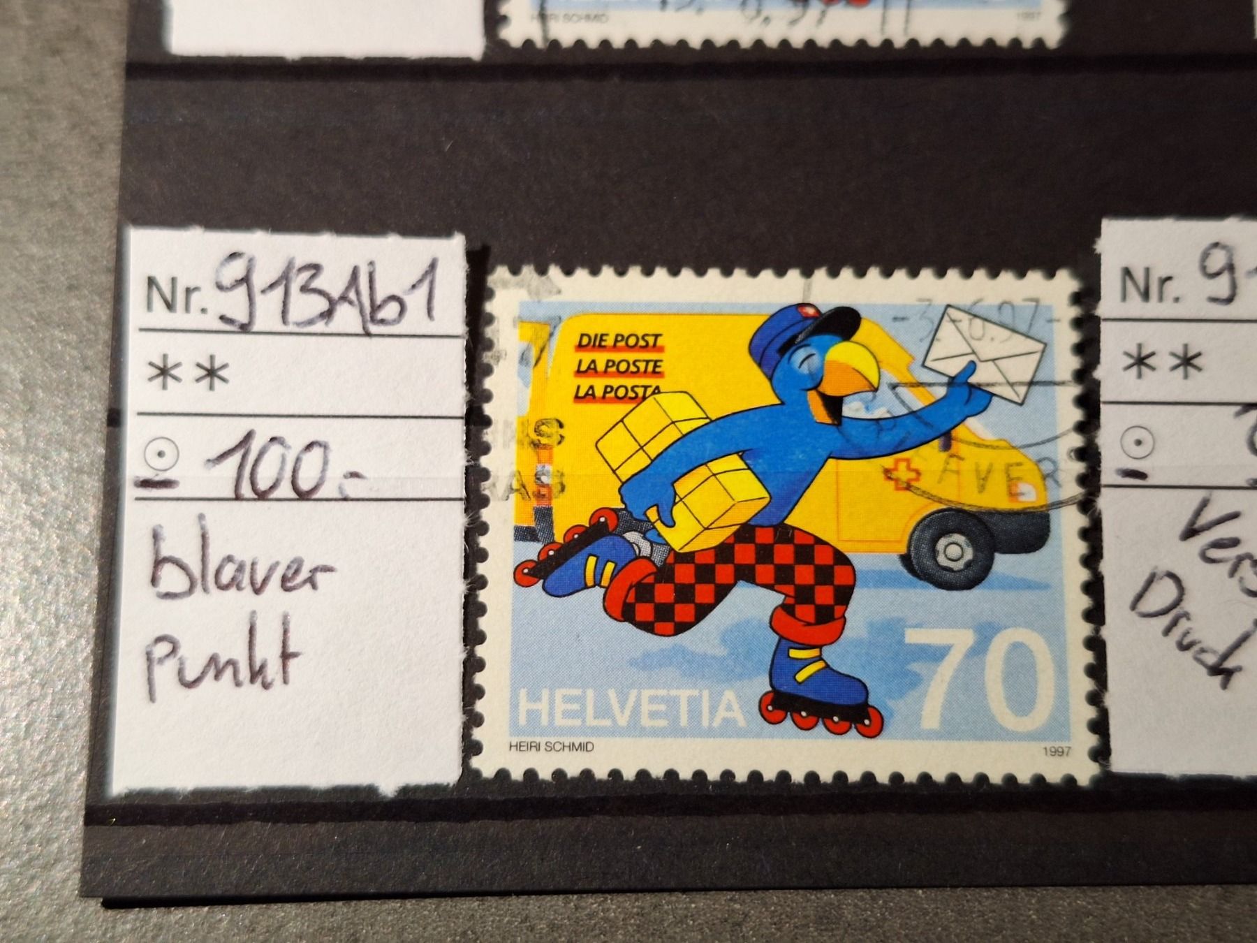 Alle Briefmarken: Globi Abarten – Gebraucht aus Balgach von SIMEON27 4