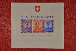 1936 Block W8 postfrisch ohne Falz