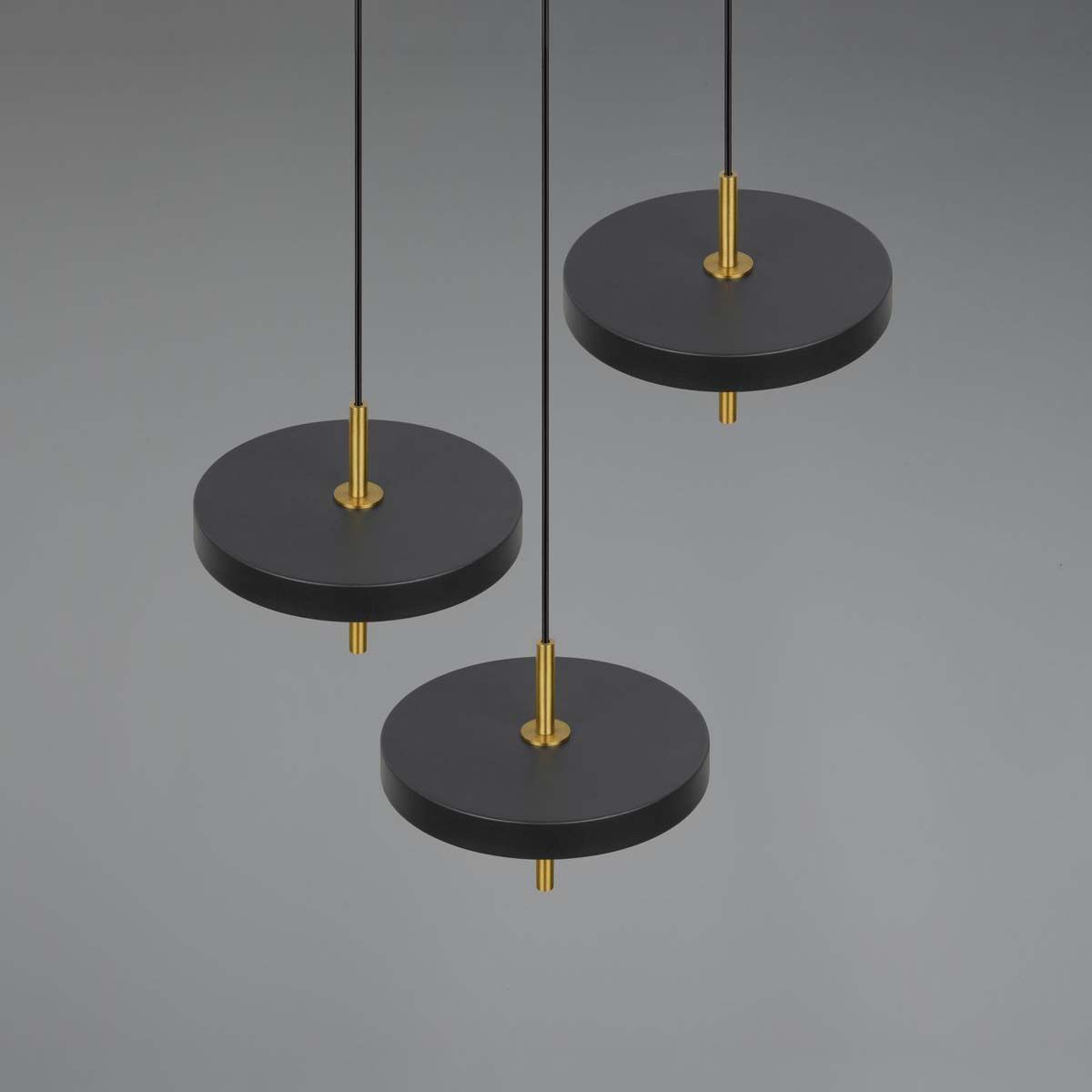 Lampadari & plafoniere: LED Pendelleuchte, Schwarz, CCT, 45 cm Ø – Nuovo (secondo la descrizione) da Kreuzlingen venduto da Smart-Light 7