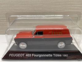 Peugeot 403 Fourgonnette Tolee 1962, Sammlerstück! 1:43 OVP