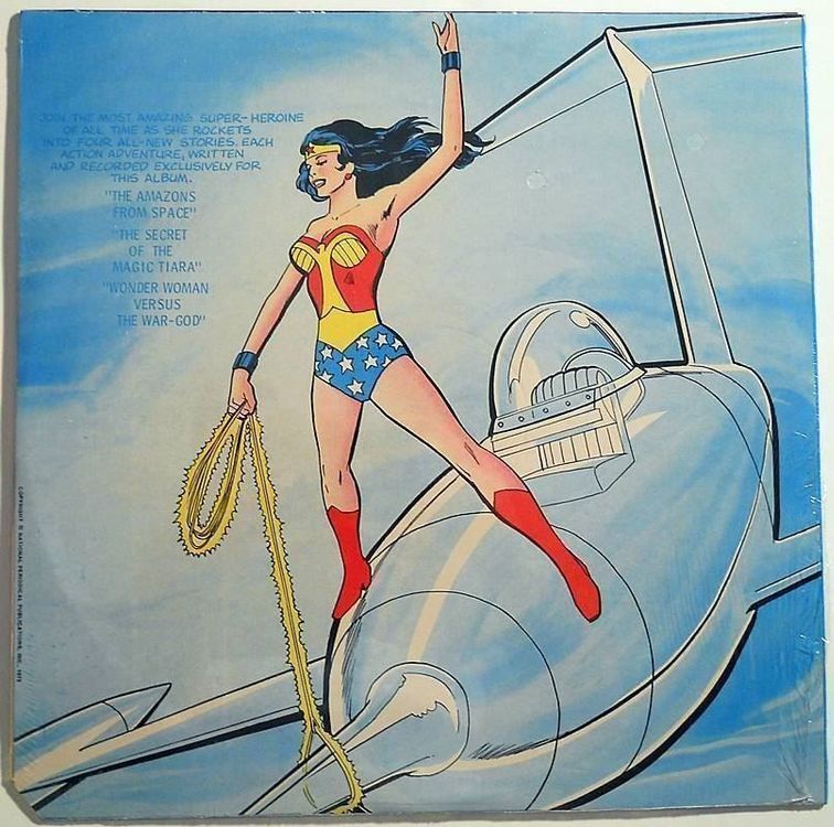 WONDER WOMAN SEXY AMAZON VINYL LP RECORD POWER RECORDS 1975 (Neu ...