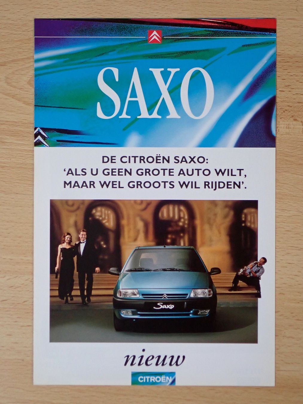 Citroën Documenti: Citroen Saxo - Holländischer Prospekt - P1664 – Usato da Winterthur venduto da 602ccm