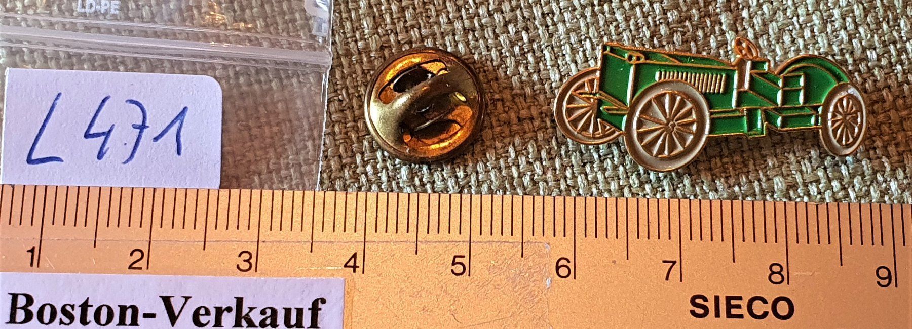 Placchette & Badge: L471 - Pin Auto Oldtimer – Usato da Reinach BL venduto da Boston-Verkauf 1
