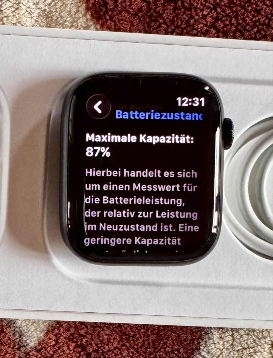 Apple Smartwatch: APPLE Watch Series 8 GPS 45mm – Gebraucht aus Chur von Pavan 5