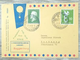 TR97 Enveloppe + Timbre Allemagne 1958