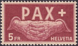 1945, Nr.273 PAX (Betende Hände), ungebraucht, Kat: 80.-