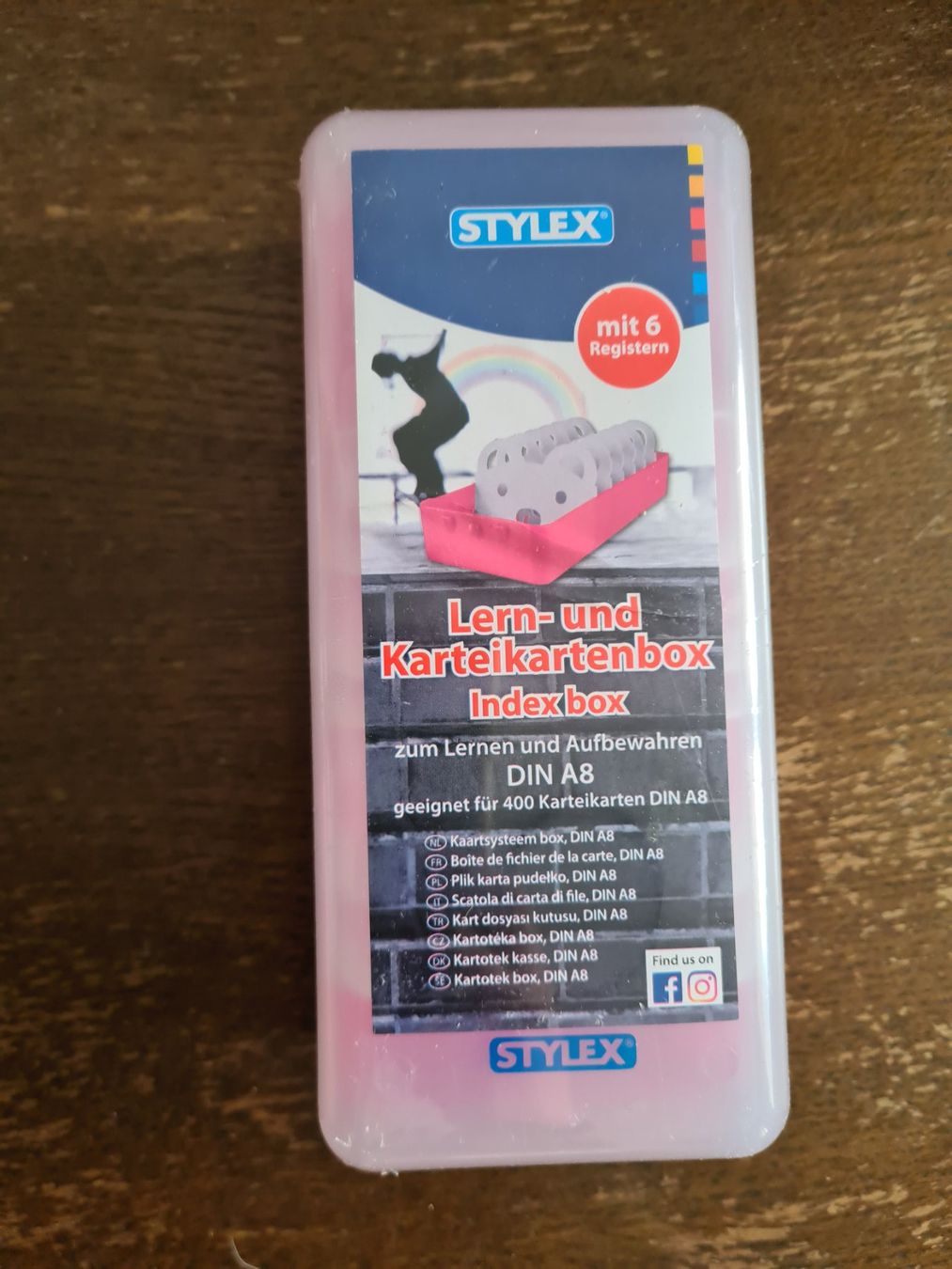 Contenitori & Simili: Stylex A8 Lernkartenbox Karteikartenbox Indexbox – Nuovo e nell'imballaggio originale da Escholzmatt venduto da FuyuIgloo