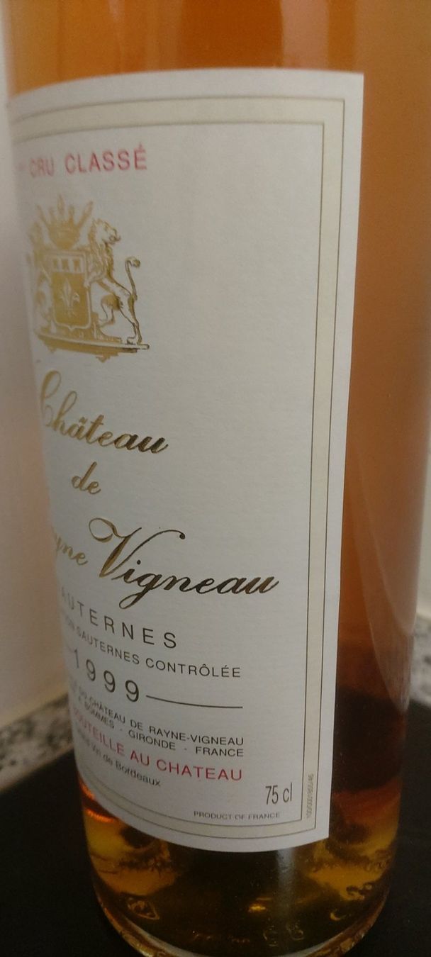 Vino: Chateau de Rayne Vigneau 1999 – Nuovo (secondo la descrizione) da Grenchen venduto da poggione 4