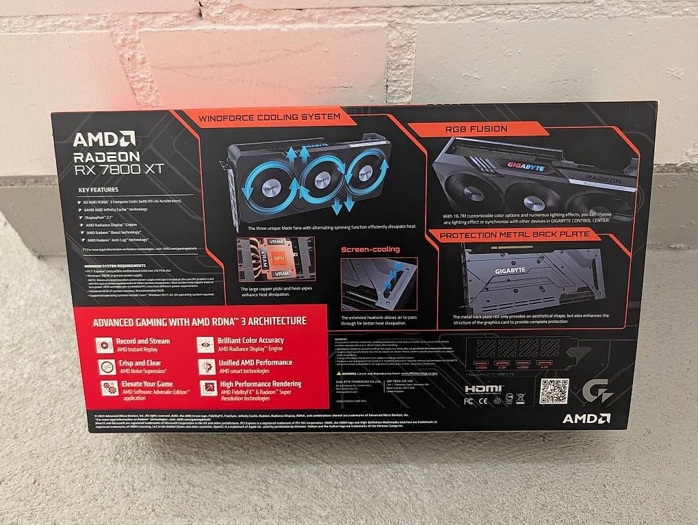 Gigabyte Grafikkarten: Gigabyte rx 7800 xt gaming oc – Neu und originalverpackt aus Adlikon b.Regensdf von Shole150 1