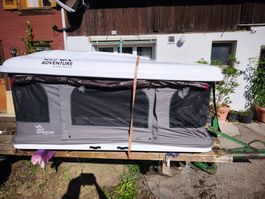 Dachzelt, Autodachzelt, Zelt 210 x 130 FARBE:WEISS Neuwertig