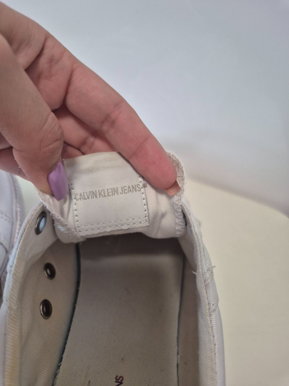 Calvin Klein Scarpe da donna: Weisse Calvin Klein Jeans Sneaker Gr. 38 – Usato da Glattfelden venduto da Jenoptik 2