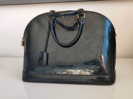 Louis Vuitton Alma GM petrol / blau