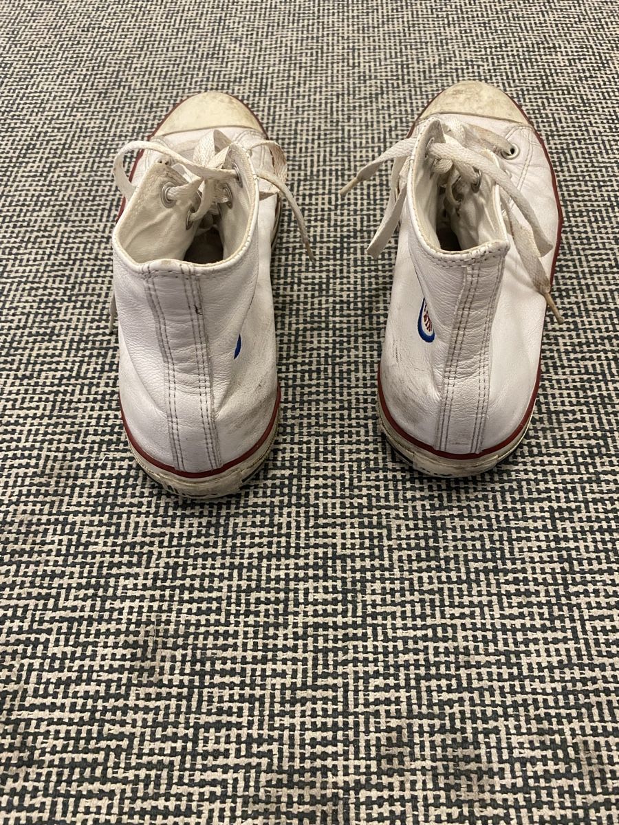 Converse Herrenschuhe: Converse - Baskets blanches montantes taille 43 – Gebraucht aus Genève von TheMattiBoutique 2