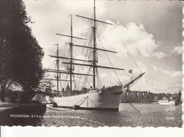 Stockholm Segelschiff ca. 1960