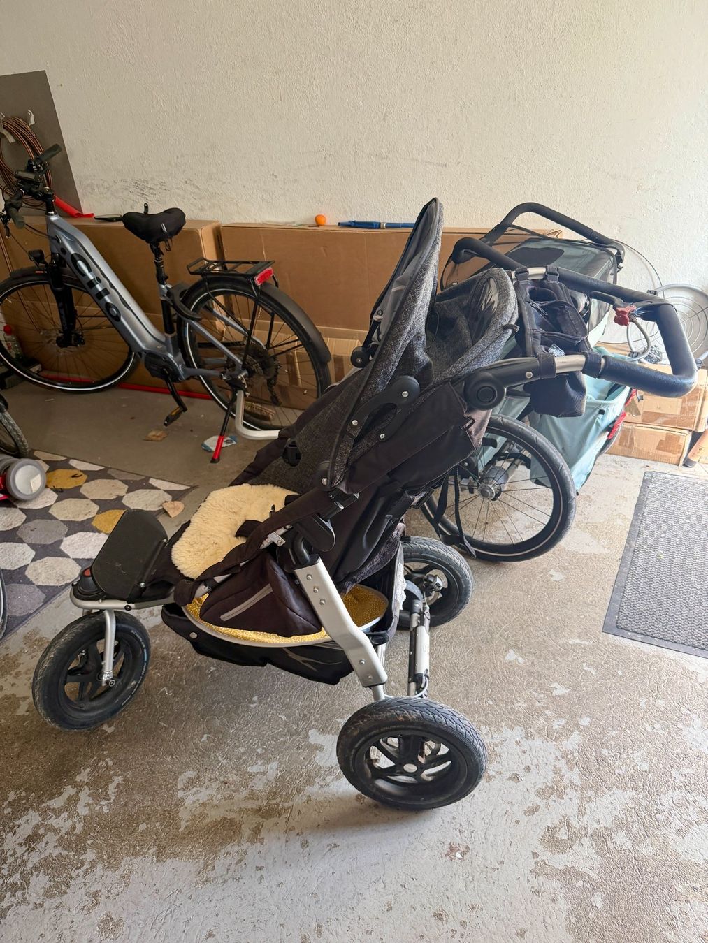 TFK Kinderwagen: TFK mit Multi X Wanne und diverses Zubehör – Gebraucht aus Spreitenbach von EdTasch 1