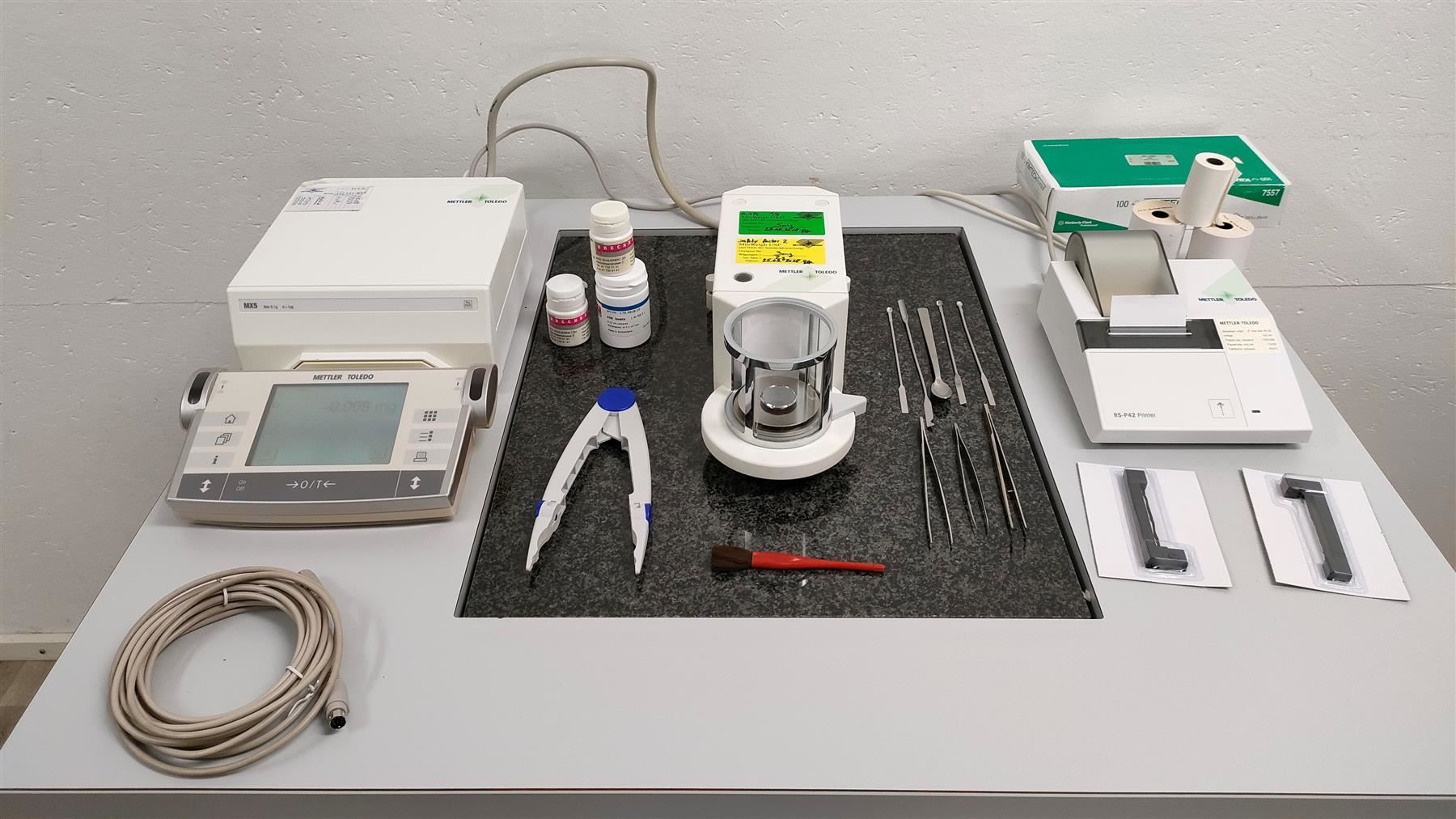 Mettler Toledo Accessori da laboratorio: Mettler MX 5 Ultramikrowaage set – Usato da Niederdorf venduto da LeptonAG_Labor 3
