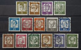 Berlin Mi-Nr. 199-213 gestempelt komplette Satz 30 Fr