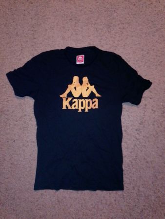 Schwarzes Kappa T-Shirt in Grösse L - Top Zustand!