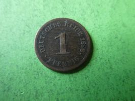 Dt. Reich 1888 G, 1 Pfennig