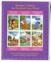 Block "Walt Disney. Winnie Puuh". Grenada