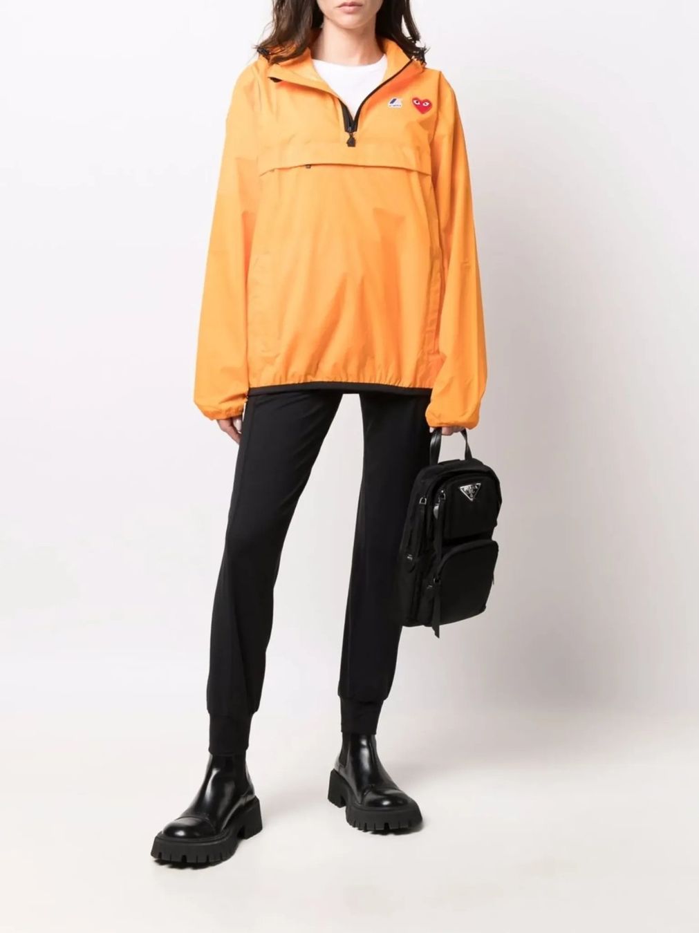 Comme Des Garcons Giacche: Comme Des Garçons Play x K-Way – Hooded Pullover Jacket – Nuovo (secondo la descrizione) da Sursee venduto da fasolek13