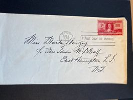 USA 1948 privater FDC 300 J. Freiwillige Feuerwehr ge. Dover