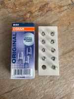 9x Osram 24V Glühbirnen ORIGINAL NEU