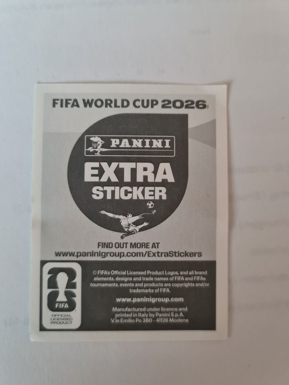 Panini Cartes à collectionner: Extra Sticker Achraf Hakimi 2026 – D'occasion à Grosswangen par Spieler10 1