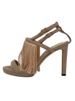 Fendi Espadrille Wedge Sandale mit Absatz EU 39 Rot