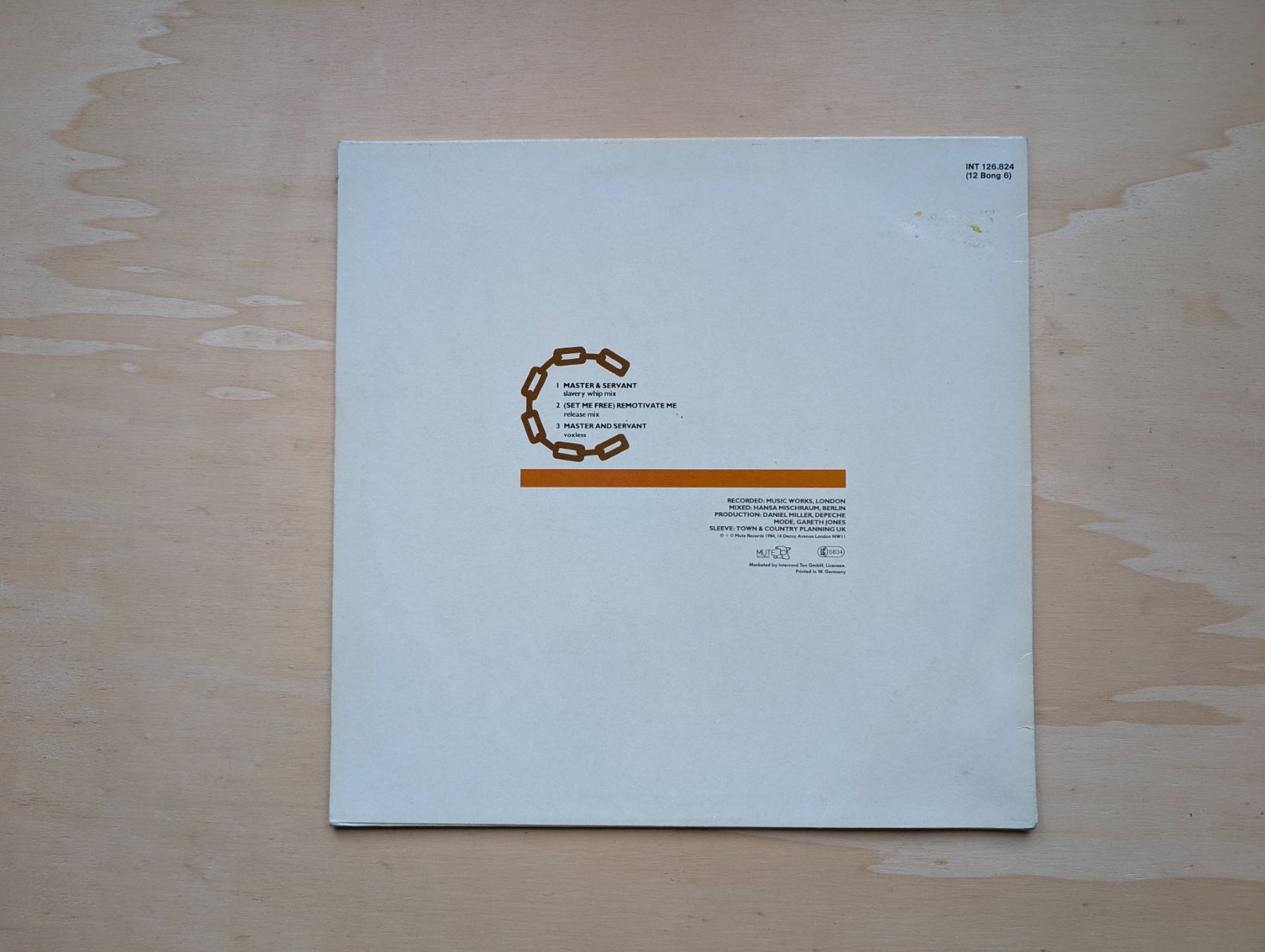 Dischi in vinile: Depeche Mode – Master And Servant  D 84   Grey Marbled – Usato da Ebikon venduto da kisuM 1