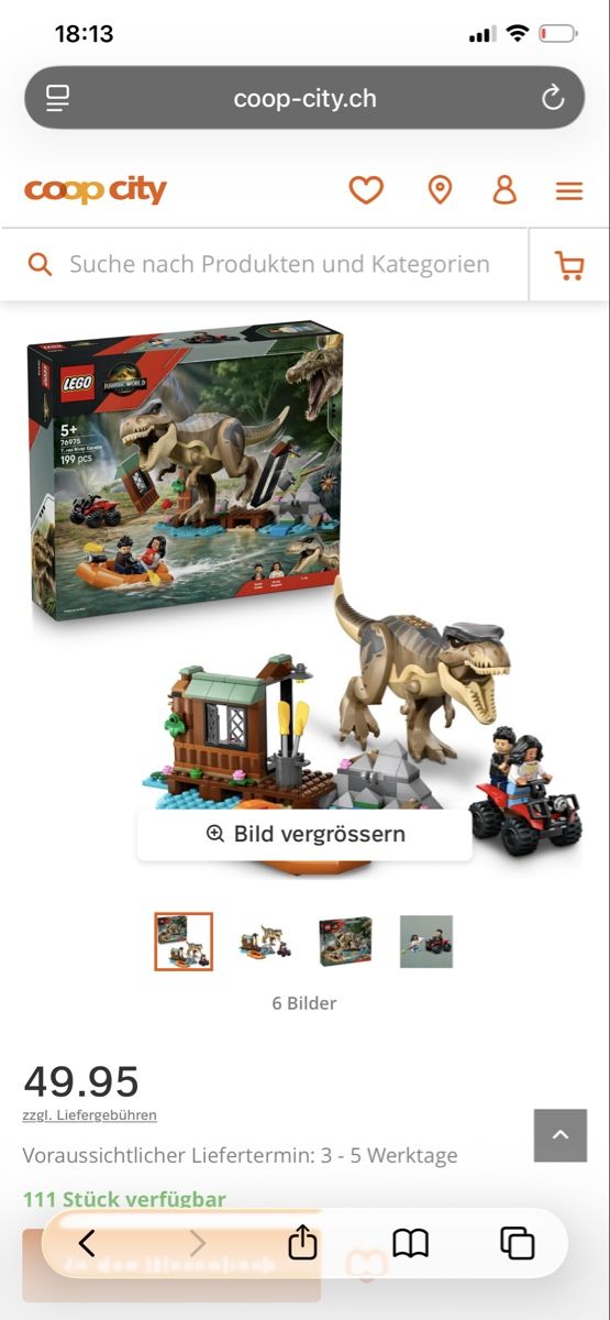 Lego Giocattoli: Lego 76975 New – Nuovo e nell'imballaggio originale da Blonay venduto da art_7f87