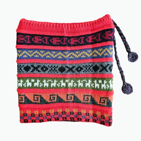 2-in-1 Alpaka-Schal – Wärme & Stil aus Peru