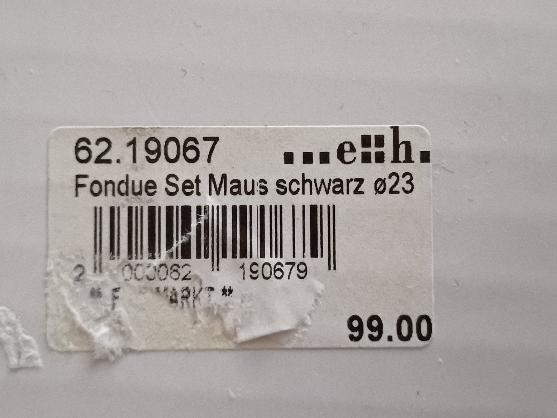 Pfannen: Fondue Set, NEU, 5-teilig, Mäuseaufdruck – Neu und originalverpackt aus Eschenbach LU von chriesi67 5