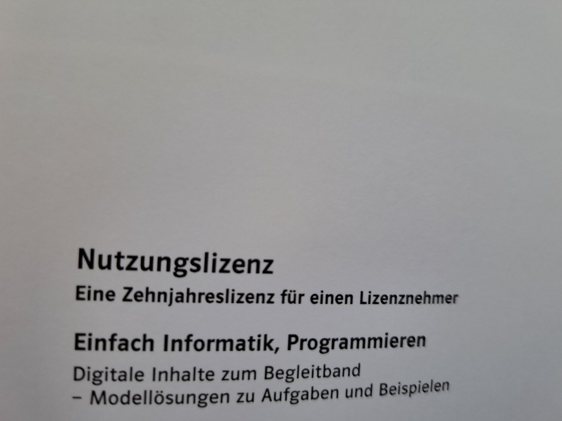 Bücher: "Einfach Informatik"Schülerheft"Programmieren" & Begleitband – Neu (gemäss Beschreibung) aus Seelisberg von Mira1313 6