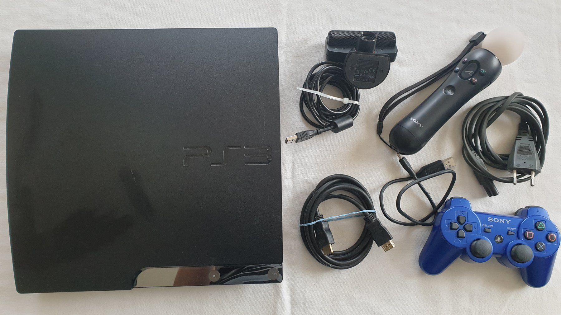 Sony Console: PS3 Slim inkl. 42 Games + Kamera + Move Controller – Usato da Rebstein venduto da Ajs_Toy_Palast_1