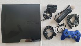 PS3 Slim inkl. 42 Games + Kamera + Move Controller