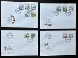 Tierkreiszeichen 1982-86 auf FDC