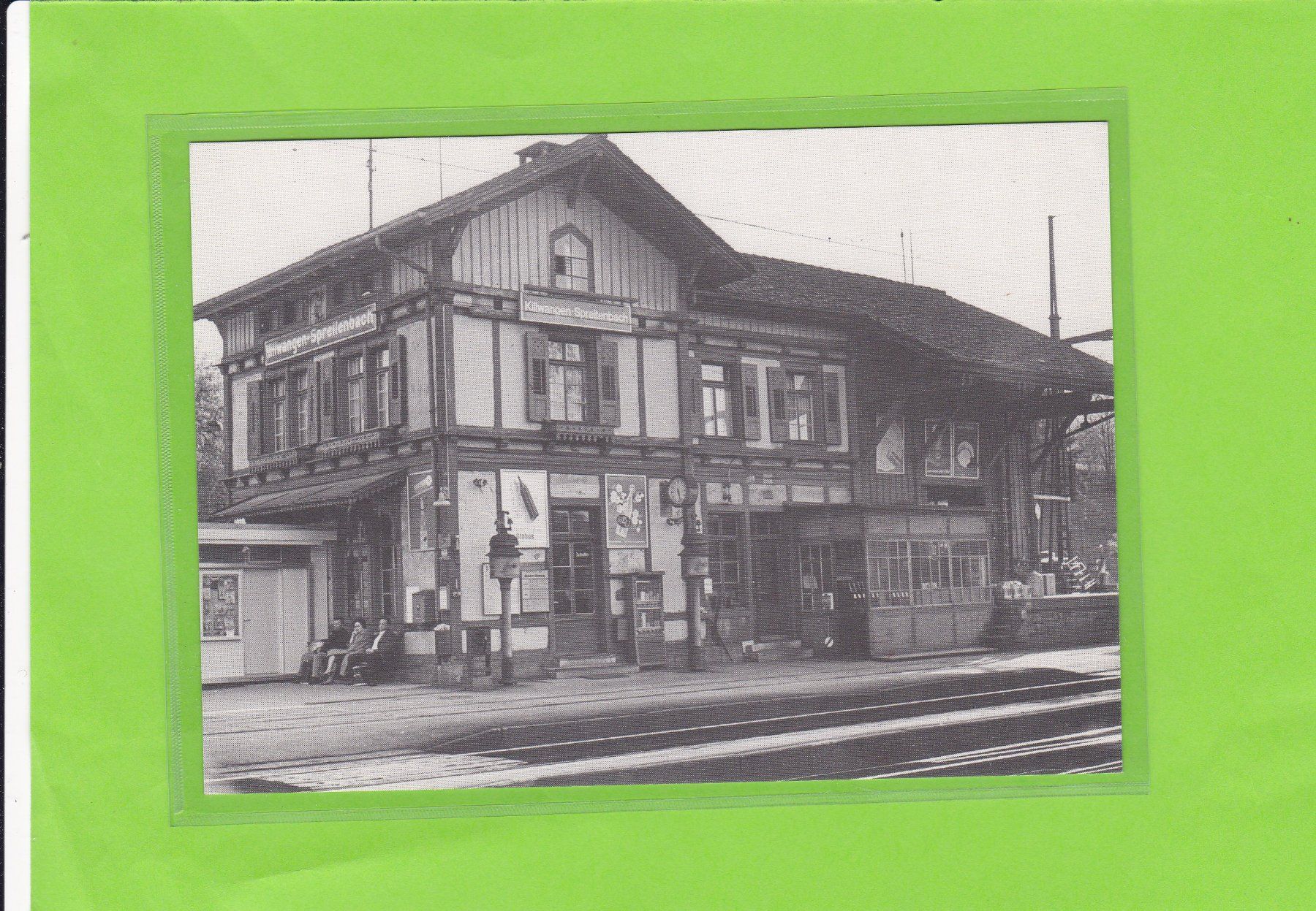 Cartoline postali: Killwangen-Spreitenbach-Bahnhofgebäude – Usato da St. Peterzell venduto da neckertal