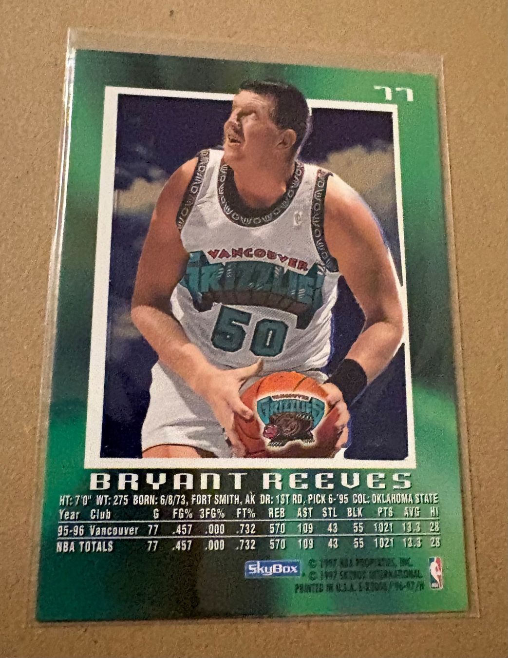 Nba Carte collezionabili: NBA Bryant Reeves Skybox EX2000 96/97 Card – Nuovo (secondo la descrizione) da Muttenz venduto da joba23 1