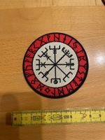 Viking Runenkompass Vegvisir Patch Aufnäher Sticker