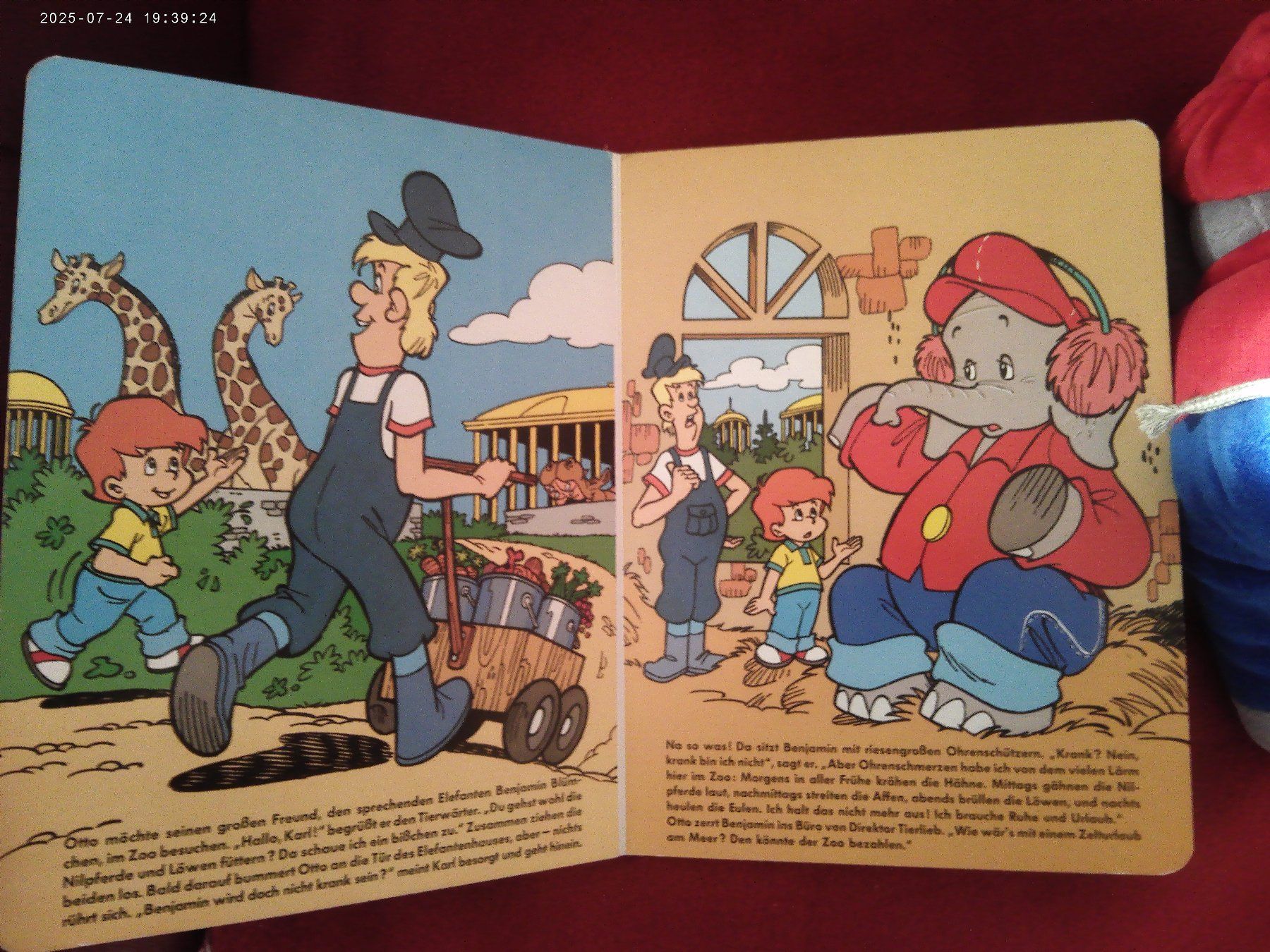 Comics: Benjamin Blümchen Buch und Plüschtier🐘- Set – Gebraucht aus Volketswil von nemo2000 1