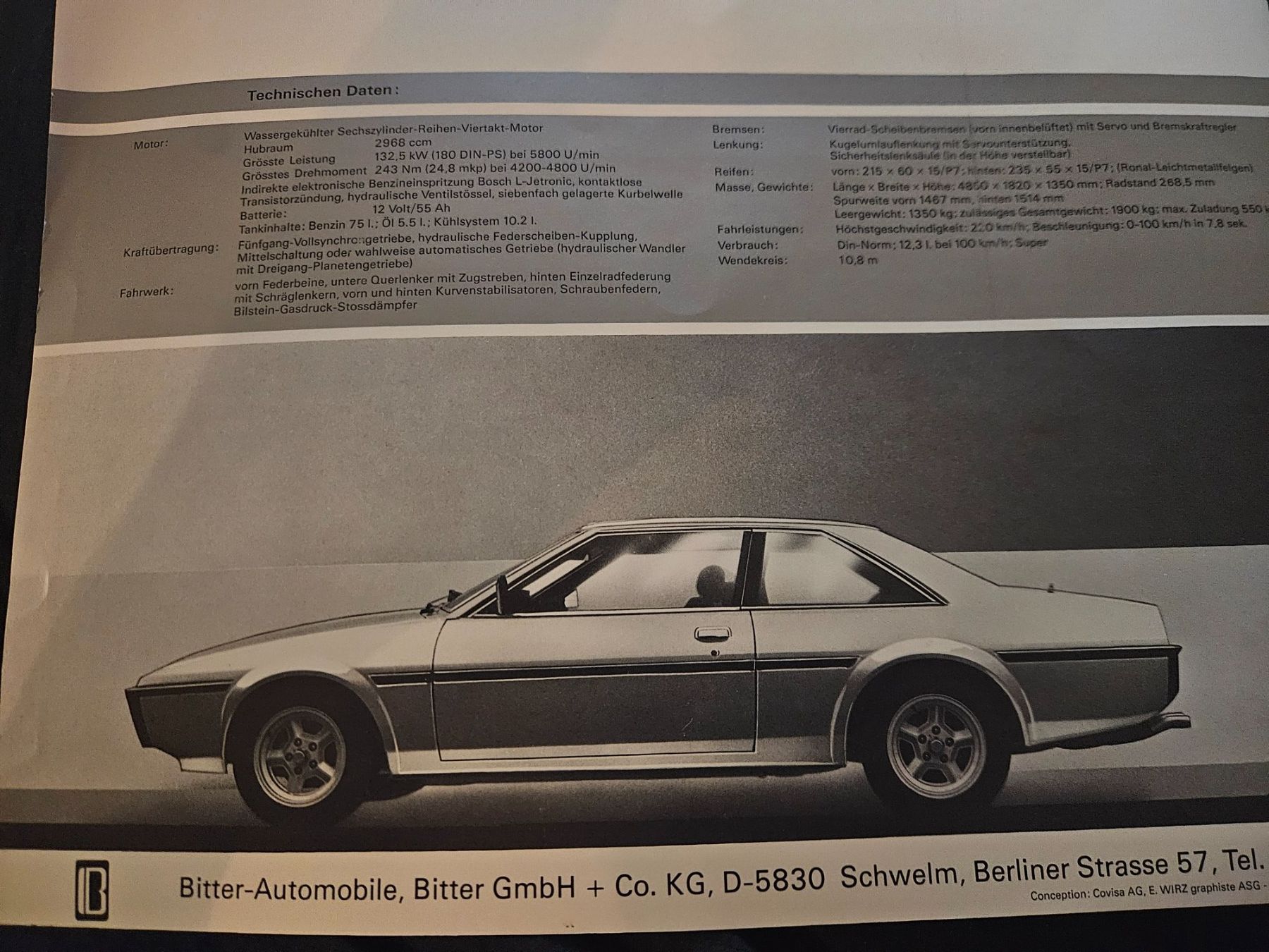 Documenti: Bitter SC 3.9    Prospekt 1980   xx – Usato da Flawil venduto da sr1_f6st 2