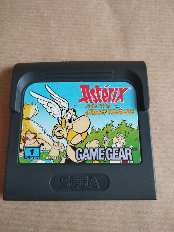 Notice Astérix And The Great Rescue Sega Game Gear GG PAL