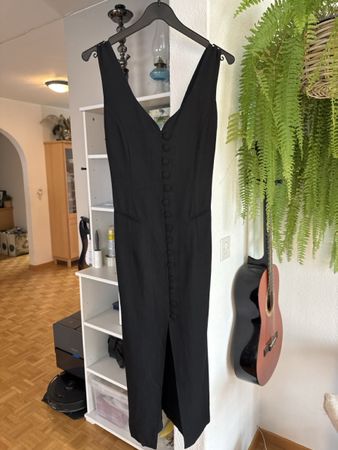 Black Linen-like Dress M