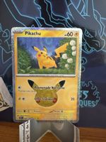 Carte Pokémon Pikachu 30 ans  045/128 FR