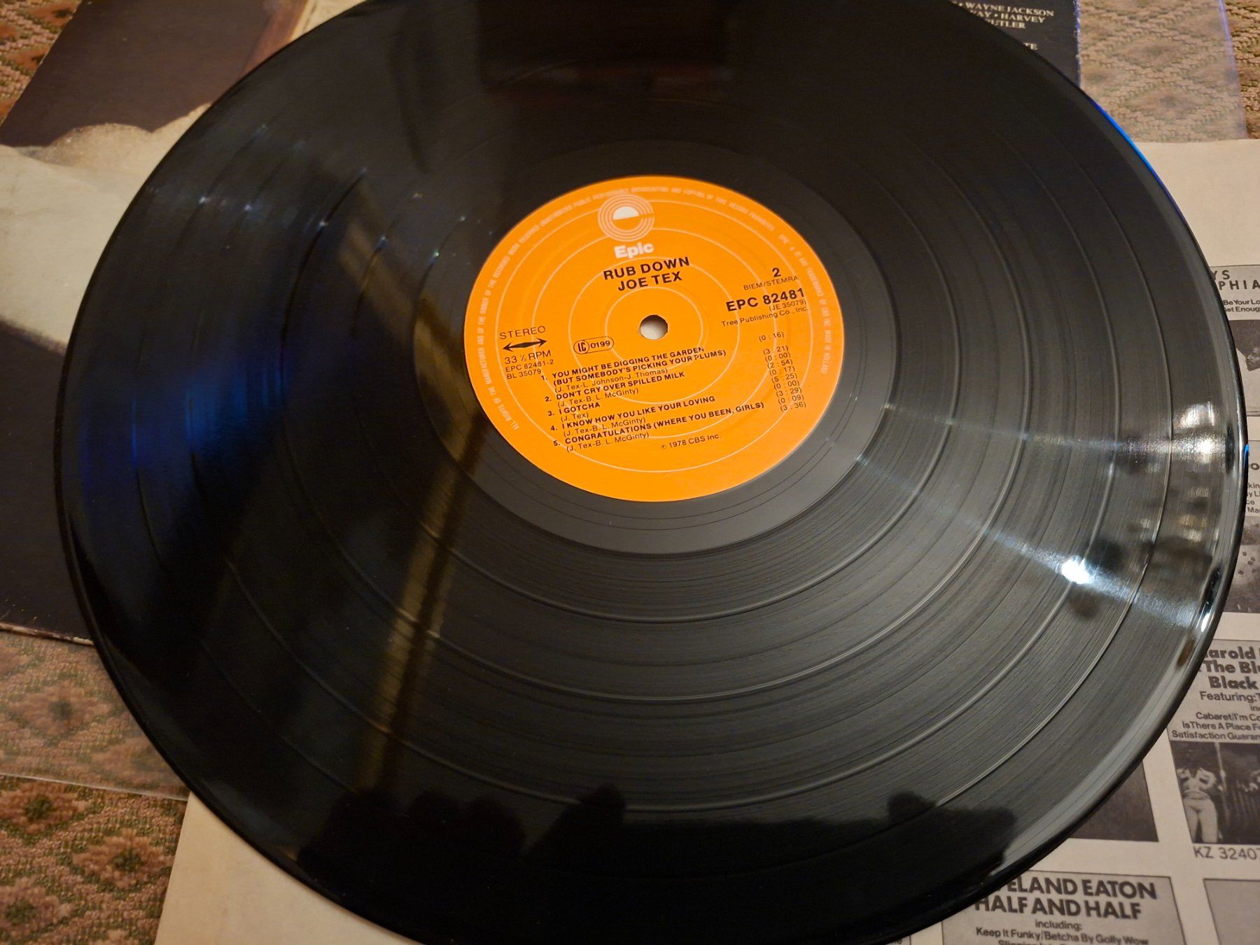 Dischi in vinile: Joe Tex - Rub Down (1978) – Usato da Bernex venduto da Wannabehasbeen01 5
