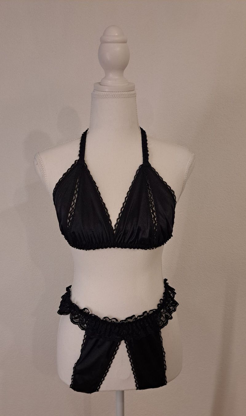 Altra biancheria intima: Offenes Dessous-Set mit Spitze, Cottelli Collection, NEU – Nuovo (secondo la descrizione) da La Neuveville venduto da Vestiaire_2011