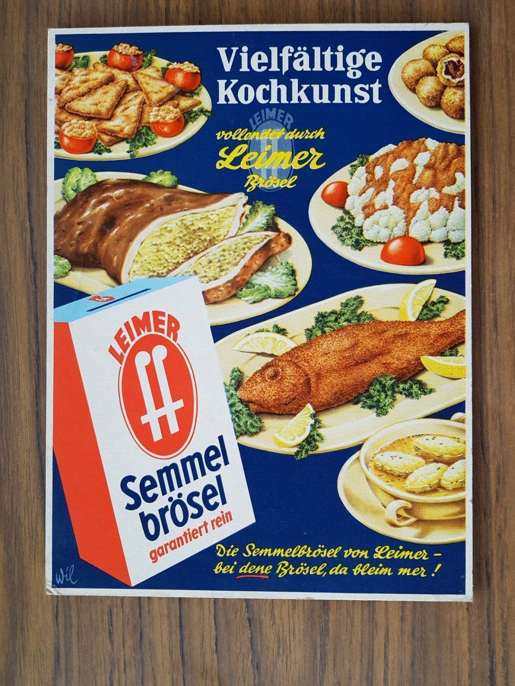 Poster & Bilder: Plakat Werbung Kochkunst 1950er – Gebraucht aus Mörschwil von antiksalon21 3