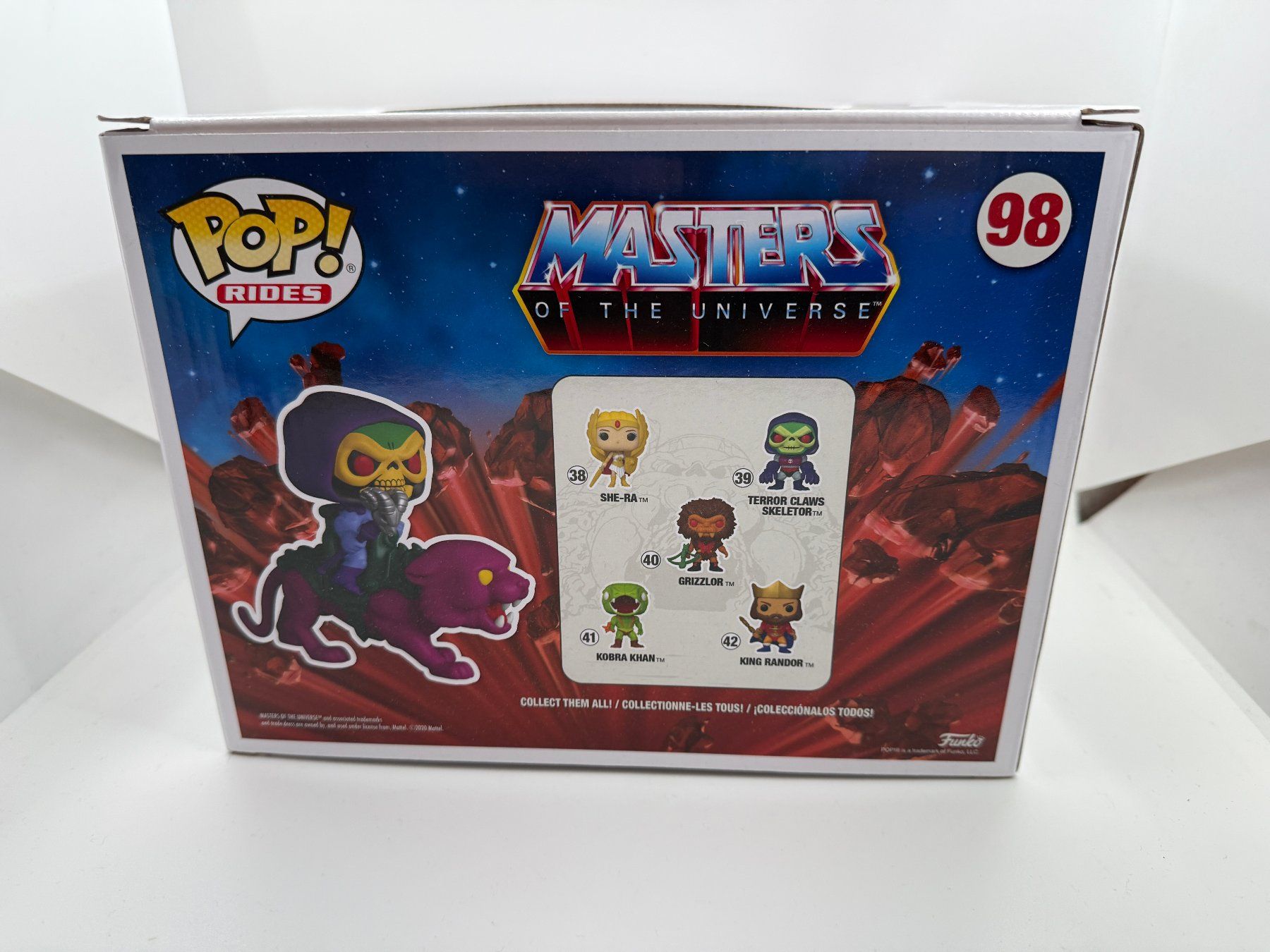 Funko Figuren: Pop Rides Skeletor Panthor - Edition Limitée Floquée #98 – Neu und originalverpackt aus Monthey von Black-Cockatoo 2